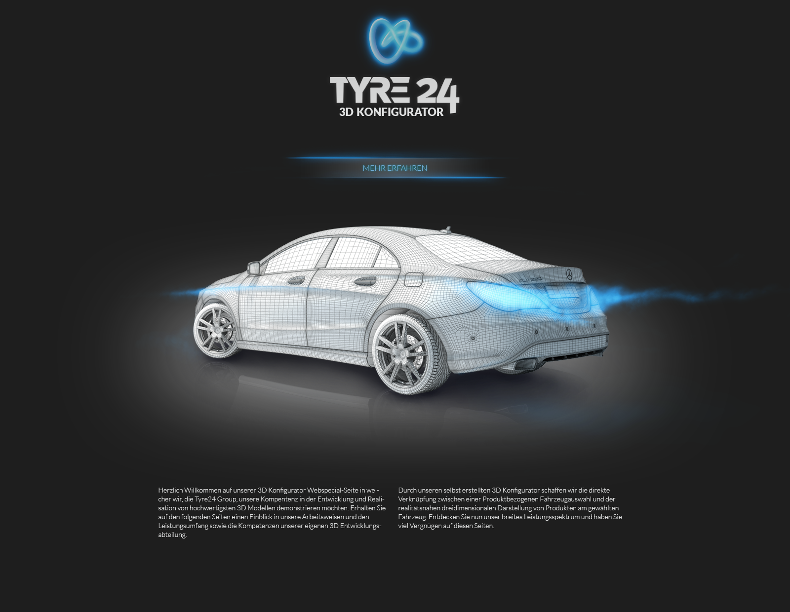 ALZURA 3D-Alu-Konfigurator — Home-Ansicht